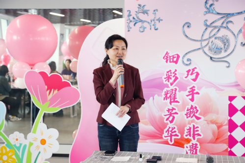 巧手嵌非遗 钿彩耀青春  ——尊龙时凯集团开展庆“三八”螺钿胸针创意手工活动