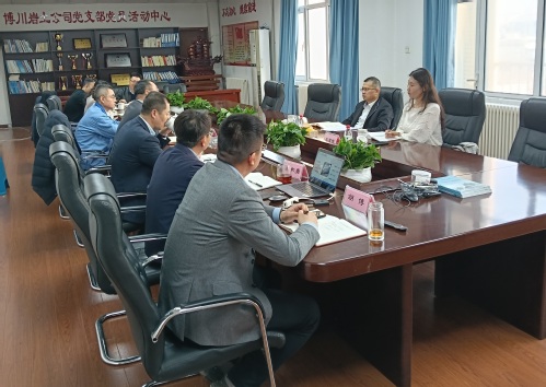 国兴资源公司向导赴尊龙时凯集团博川岩土  公司调研指导事情